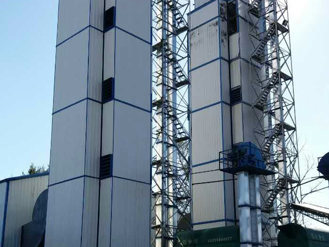  建三江五峰工貿500噸水稻烘干機             2012